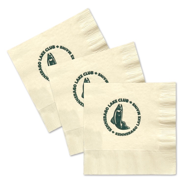 2-Ply Ecru Facial-grade Beverage Napkin 1