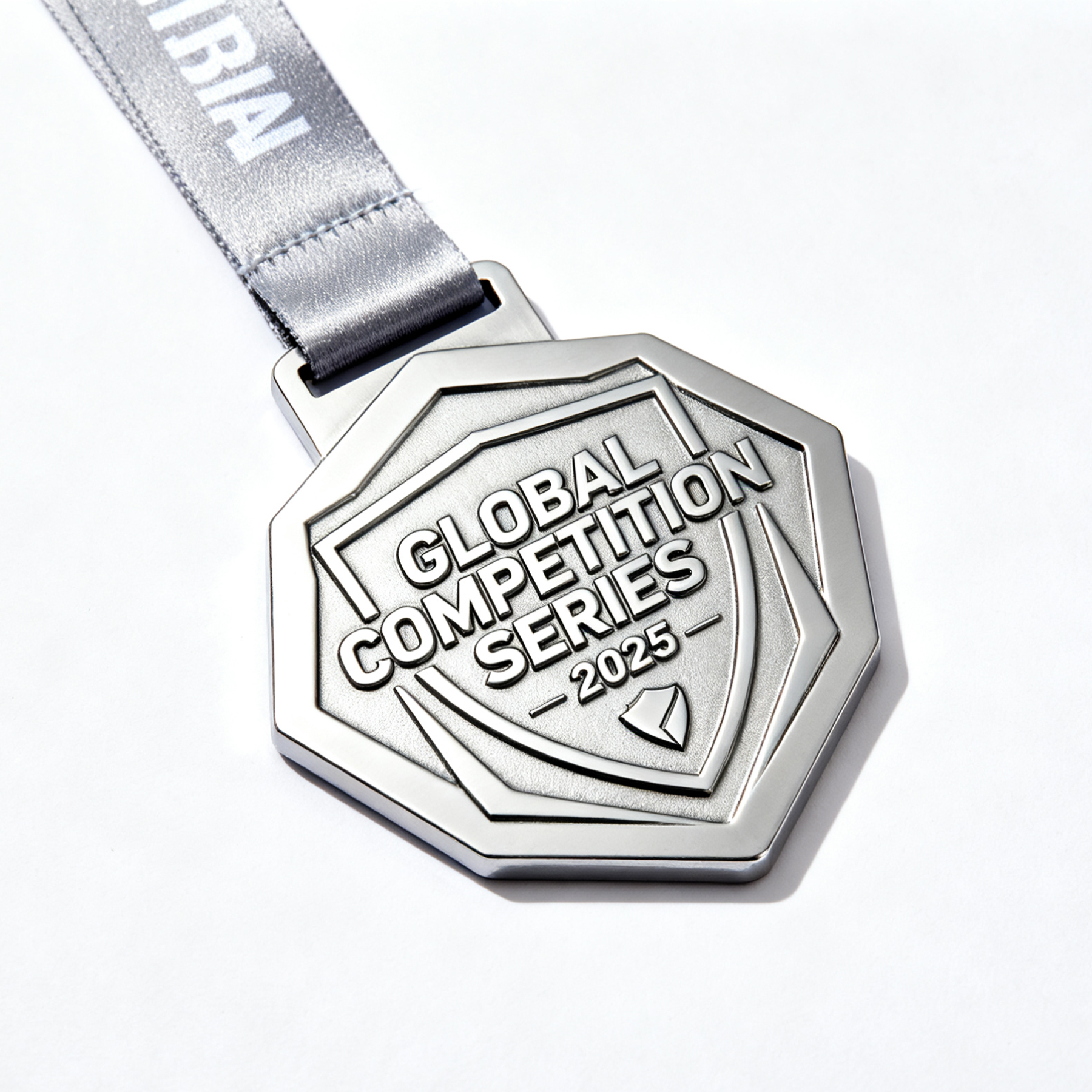 2" Custom Shape Die Struck Medal 2