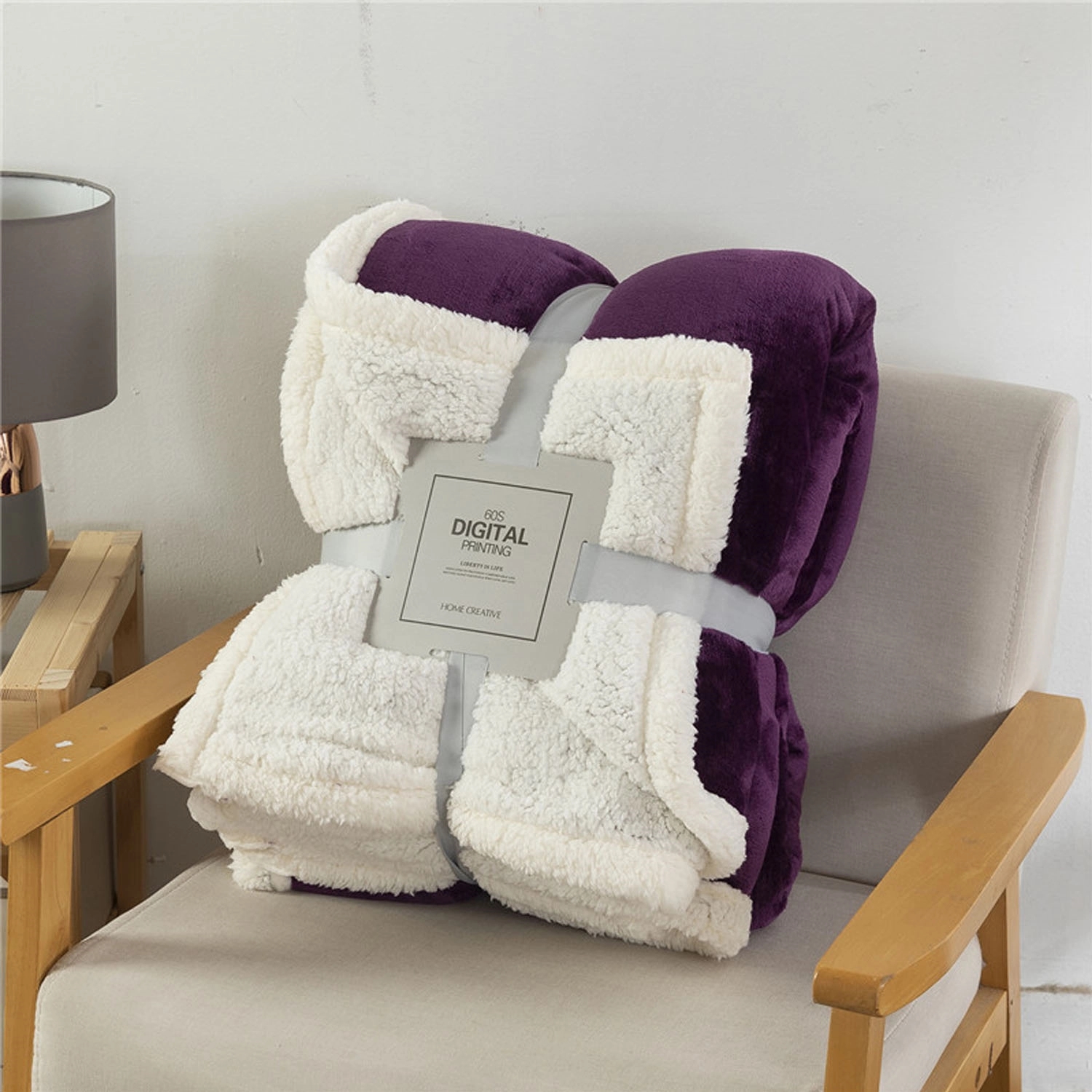 Thick Fuzzy Warm Soft Sherpa Fleece Throw Blanket 10