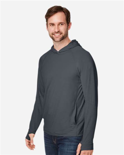 Unisex JAQ Stretch Performance Hooded Long Sleeve T-Shirt - NE105 7