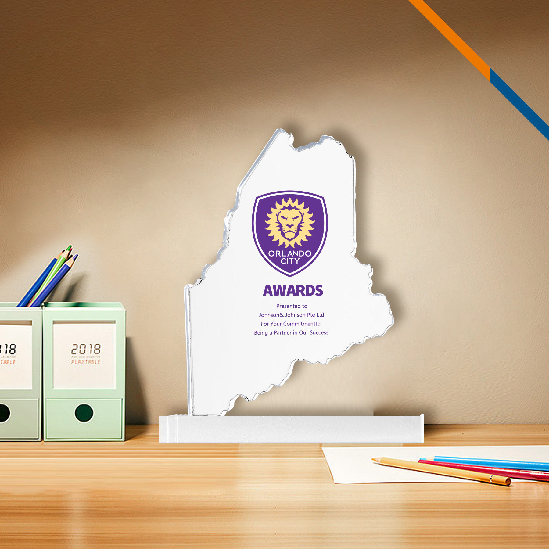 Zilon Maine Crystal Award 3