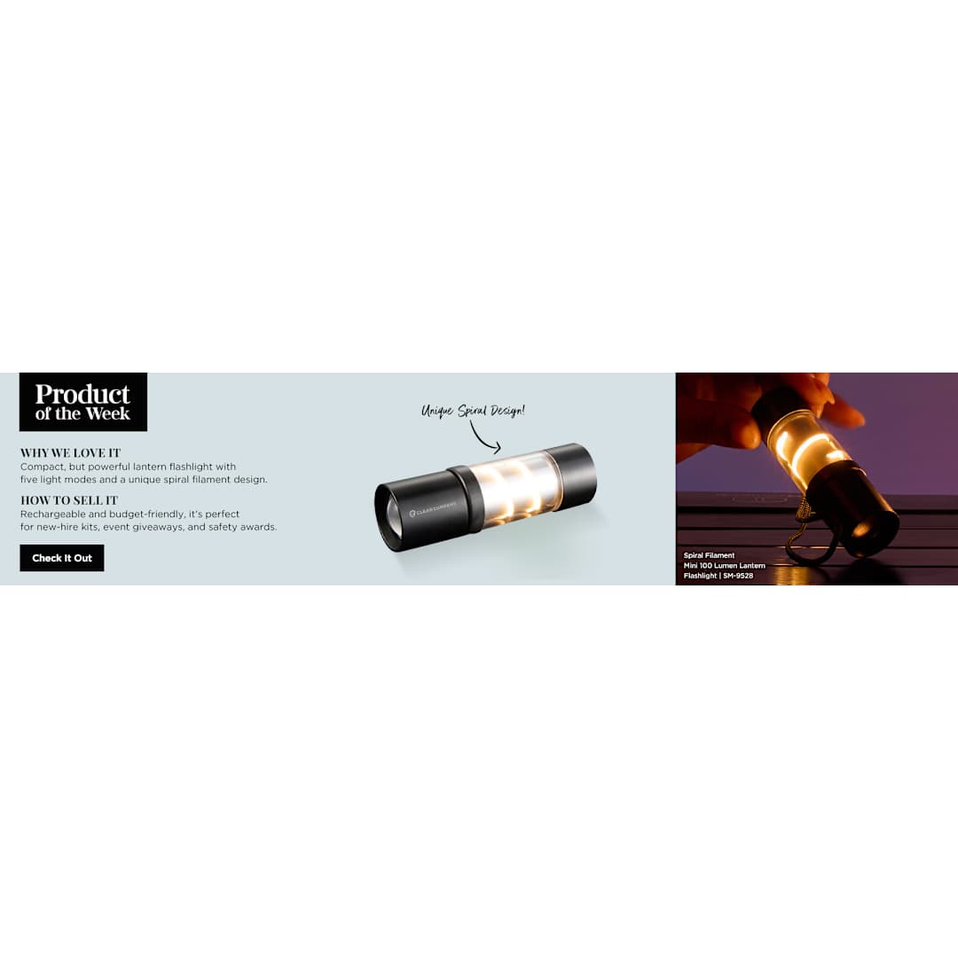 Mini Spiral Filament 100 Lumens Lantern Flashlight 57