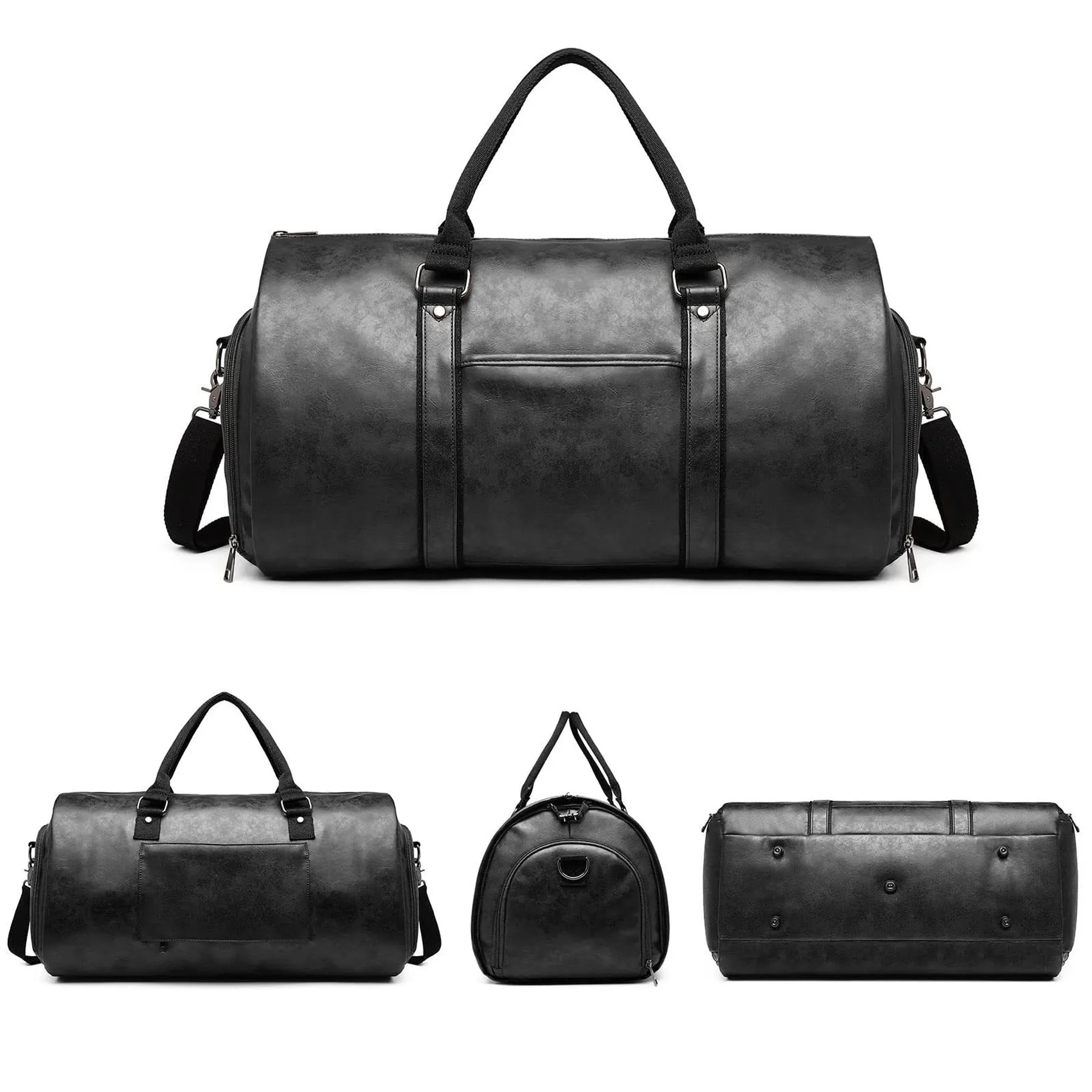 Travel Leather Luggage Bag 7