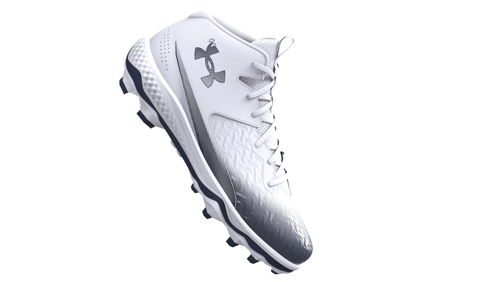 UA Spotlight Men's Mid Football Cleats 3