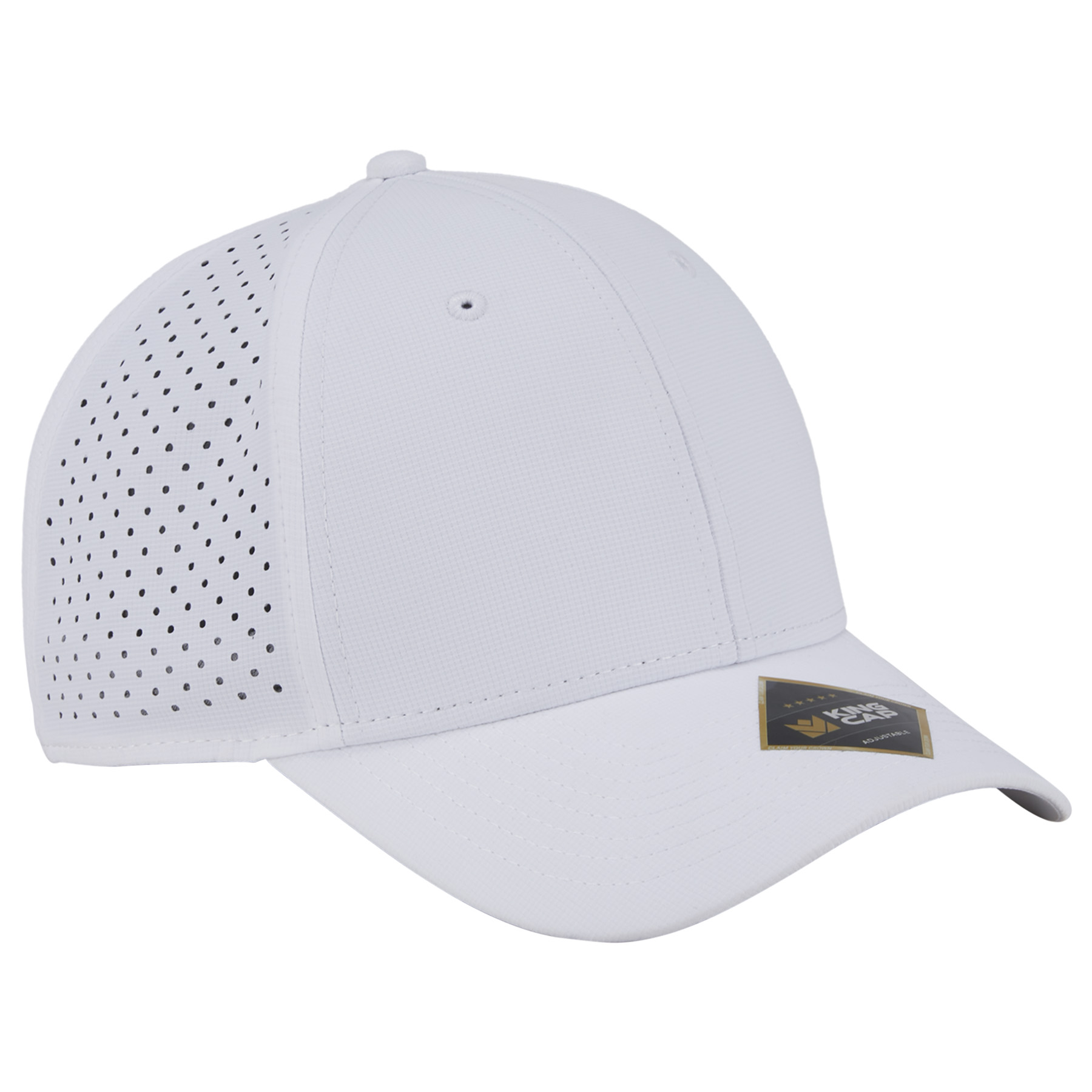Crest 6-Panel Sport Cap w/Perforated Back- Sustainable Fabric 1