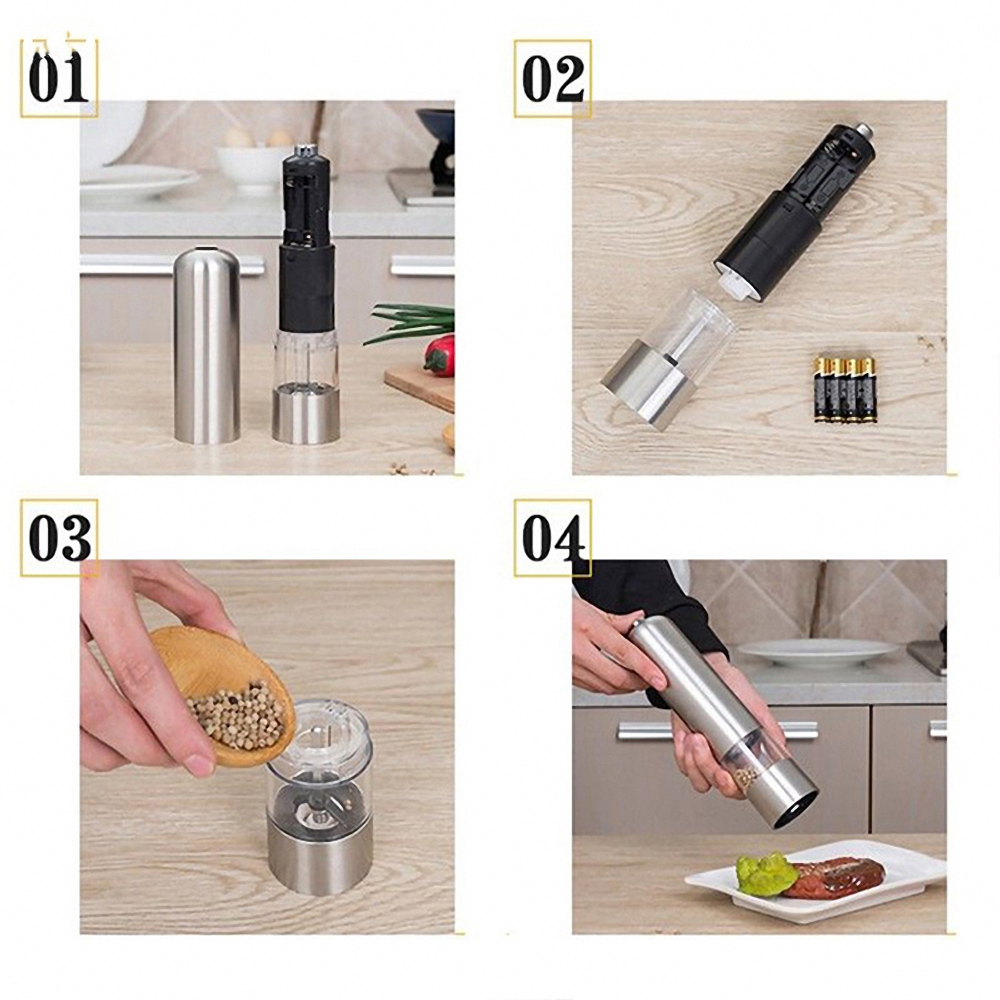Automatic Salt and Pepper Grinder 5