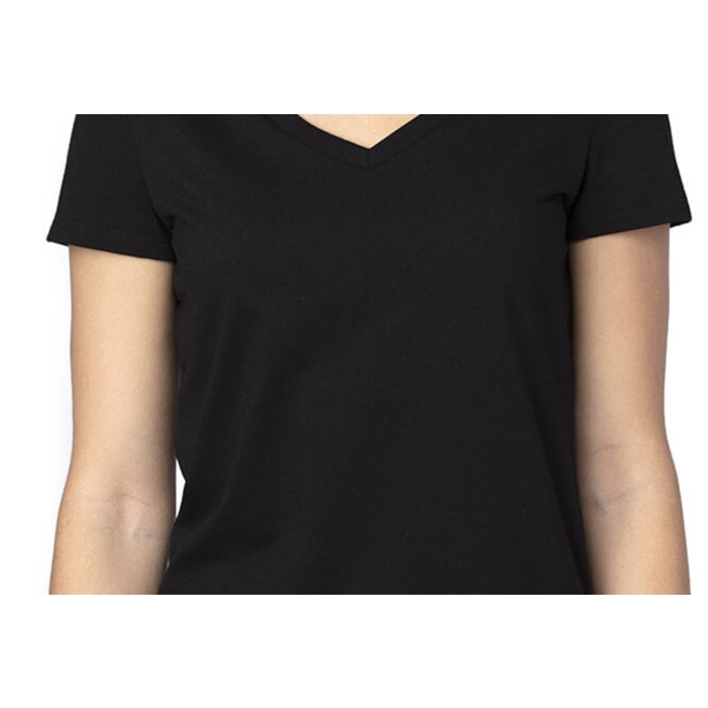 Threadfast Apparel Ladies' Ultimate CVC V-Neck T-Shirt 21