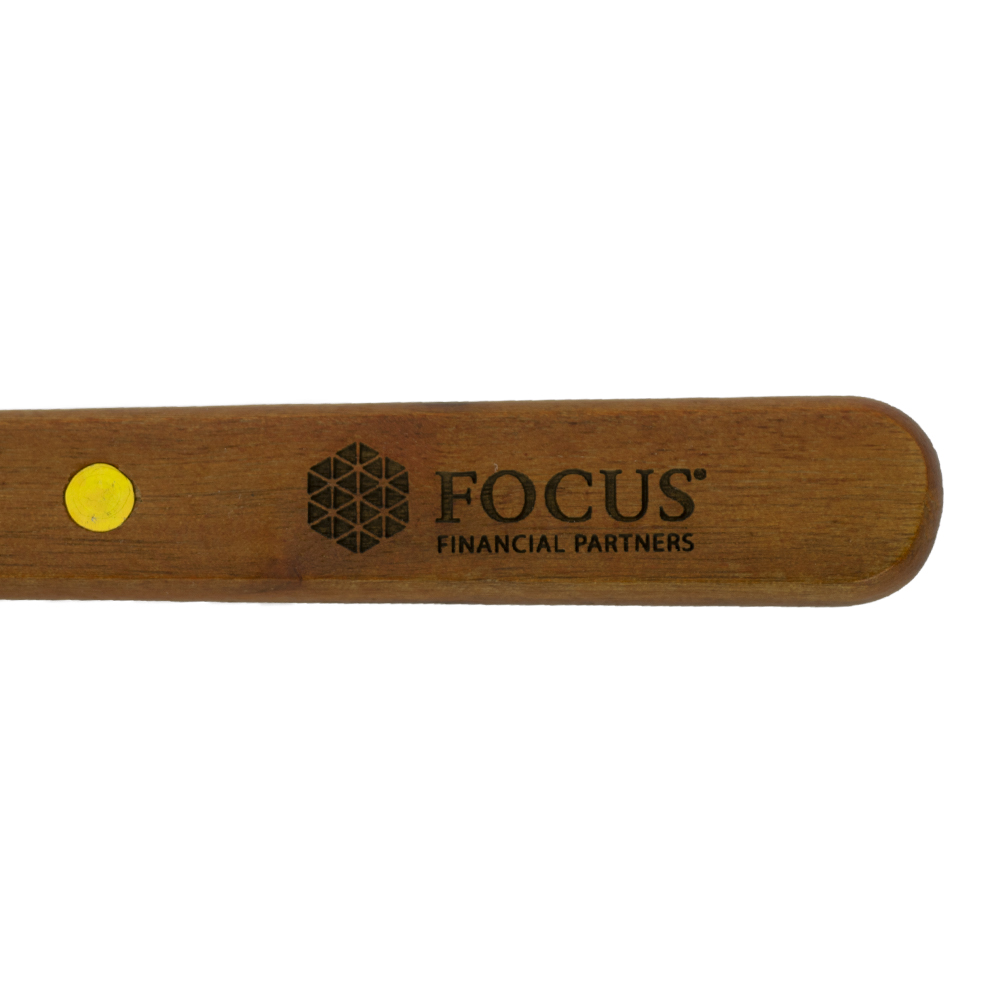 Wood Handle Solid Spatula 6