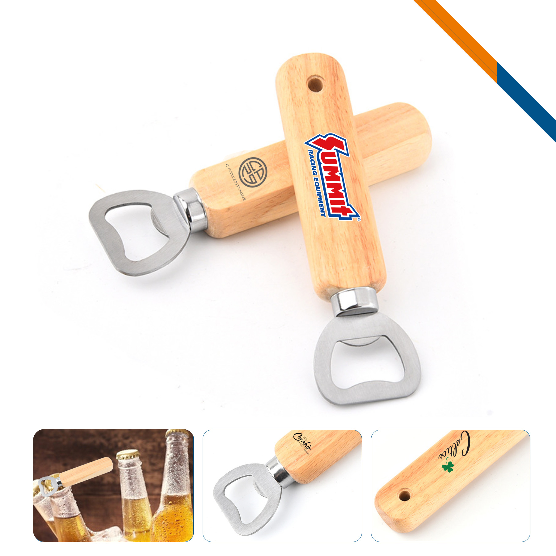 CapBark Wooden Handle Bottle Opener 3