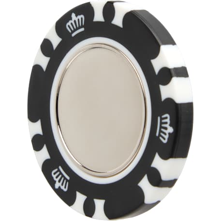 Recycled Poker Chip w/ Metal Ballmarker 12