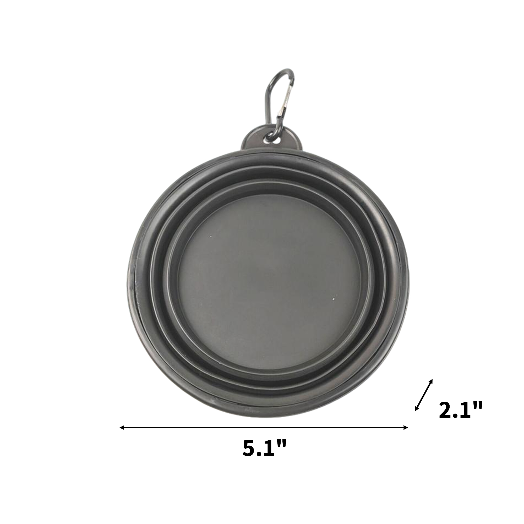 Twelve Ounce Outdoor Pet Folding Bowl With Anti Upset Design 8