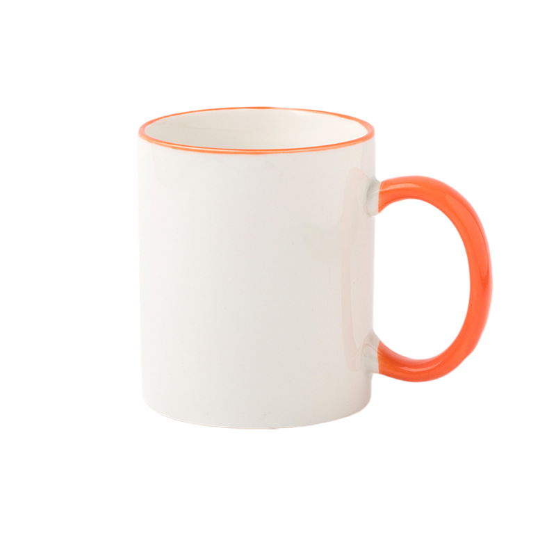 Custom 11 oz. C-handle Ceramic Mugs 7