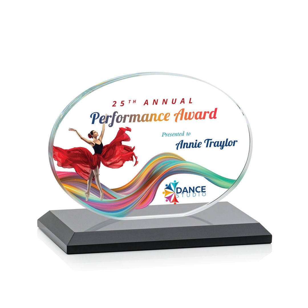 Austin (Horiz) VividPrint™ Award - Black 9