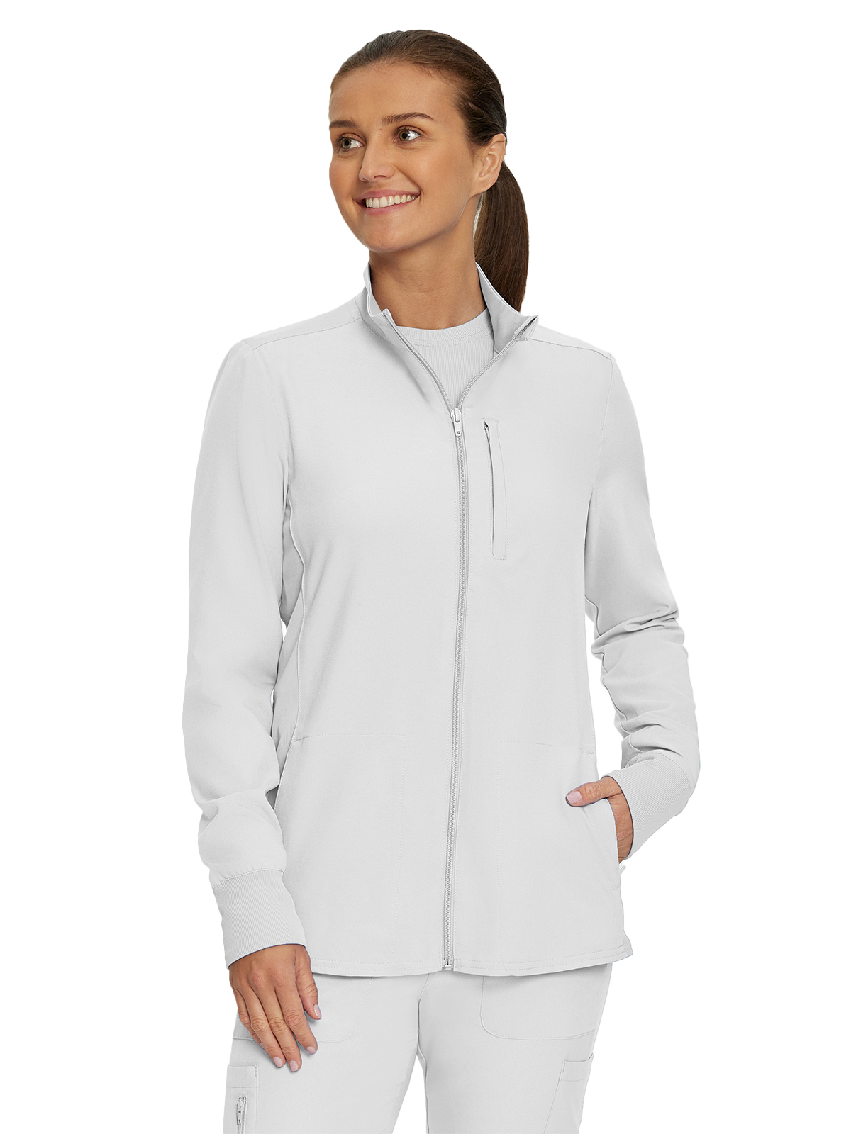 Landau - Forward - Women's Three-Pocket Mock-Neck Zip-Front Jacket 26