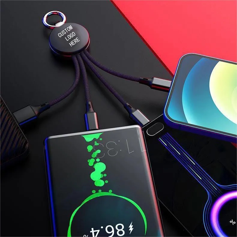 Multicharging 4 in 1 USB LED Cable With Lighting Logo 6