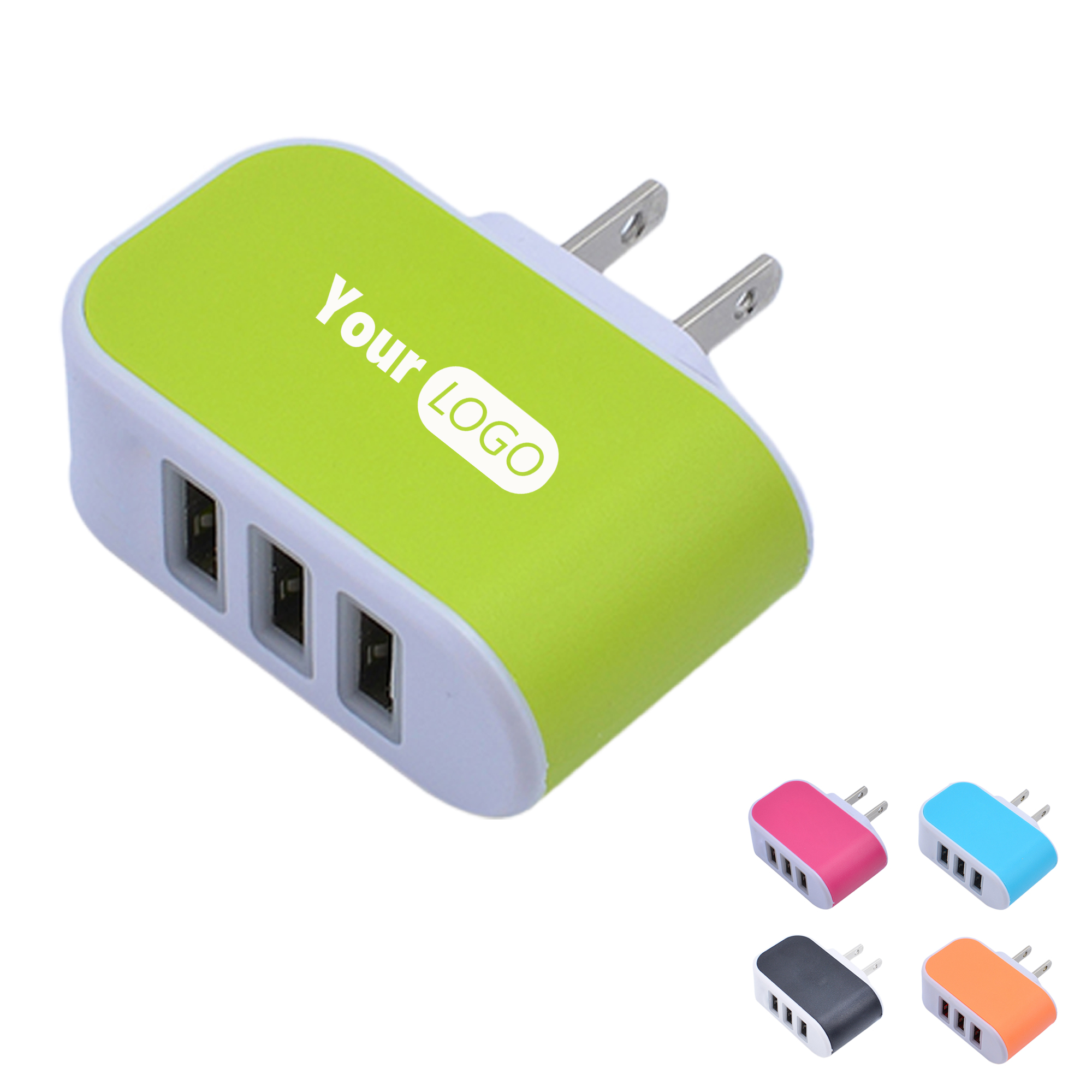 Multi-Port USB Charger with LED 7