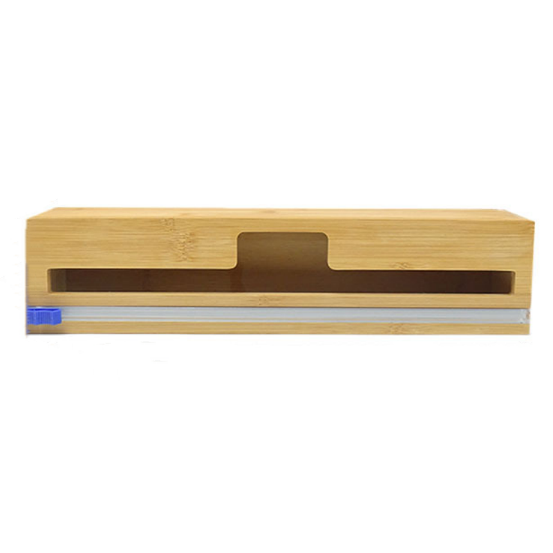 Bamboo Wooden Foil And Plastic Wrap Organizer (1 Grid) 2