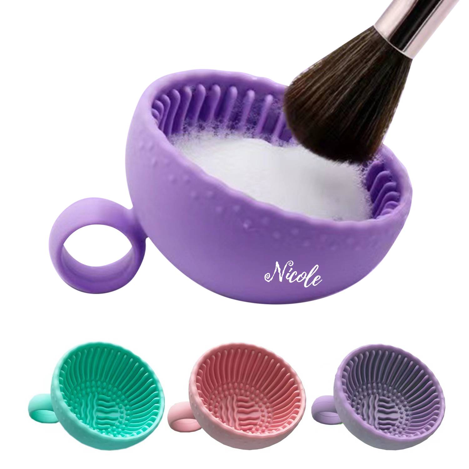 Cosmetic Brush Cleaning Mat