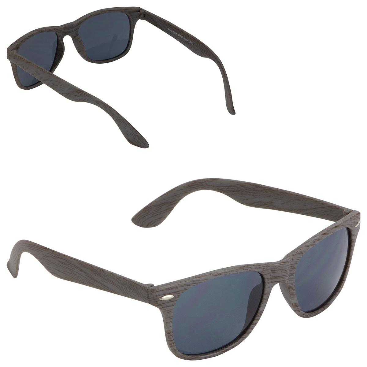 Sebring UV400 Wood Grain Sunglasses 5