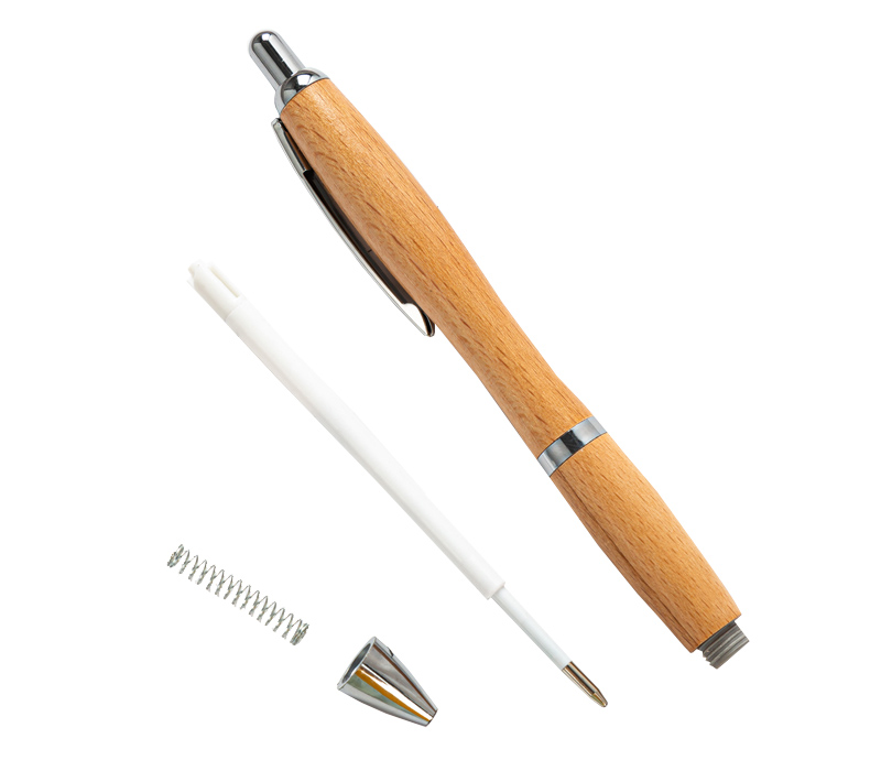 Eco-friendly Retractable Bamboo Pen 2
