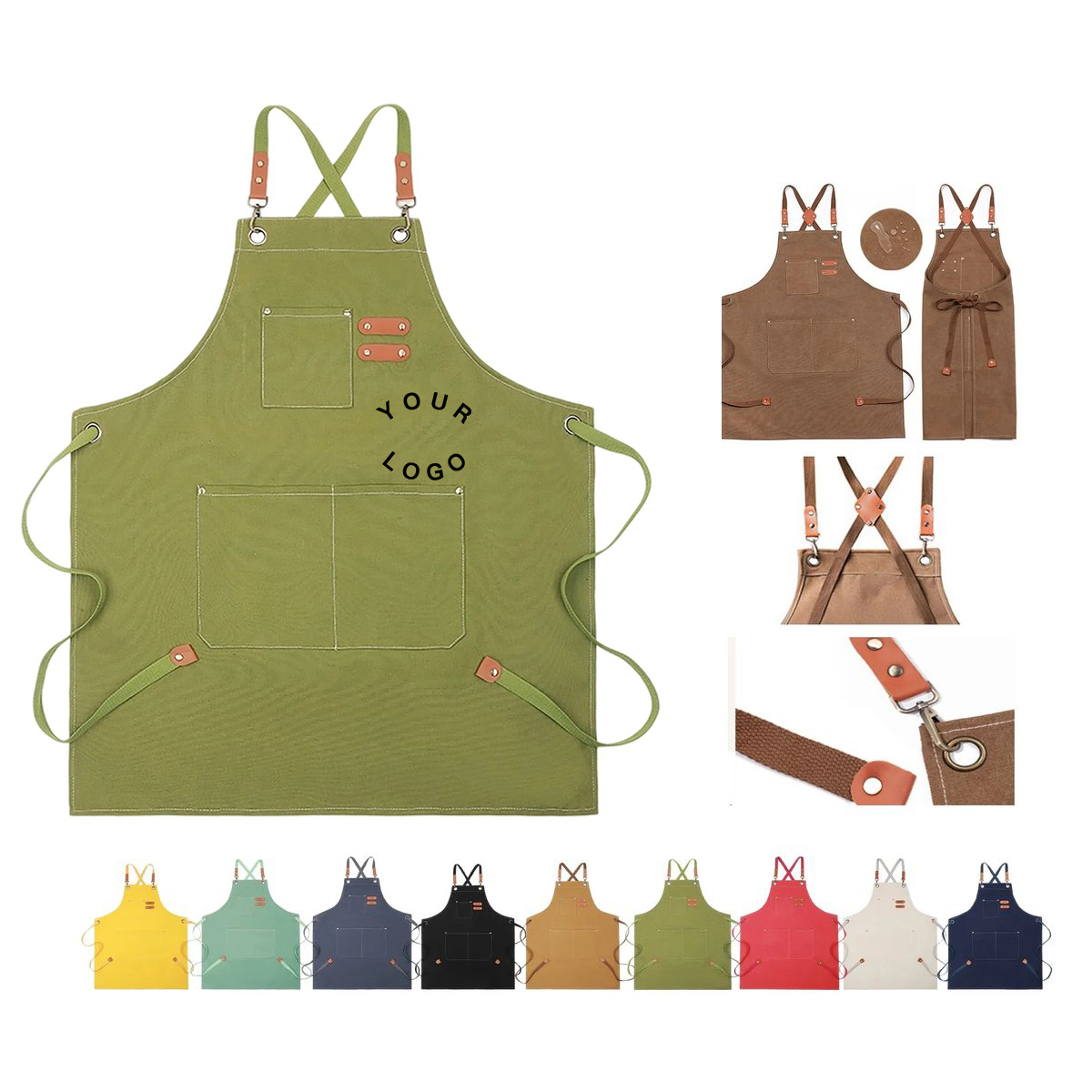 Durable Cooking Apron for Chefs 9