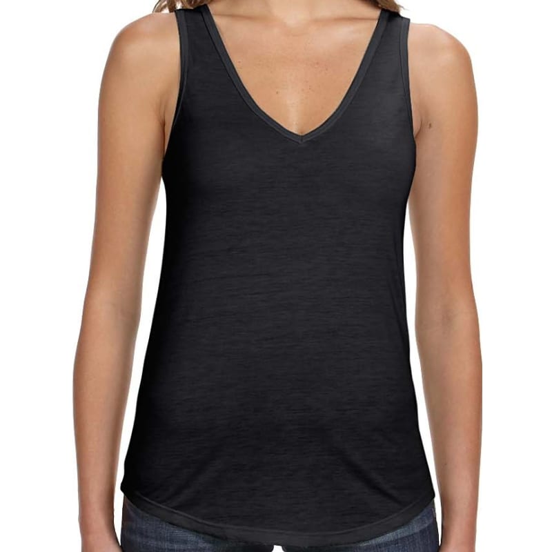 Bella Ladies Flowy V-Neck Tank 5