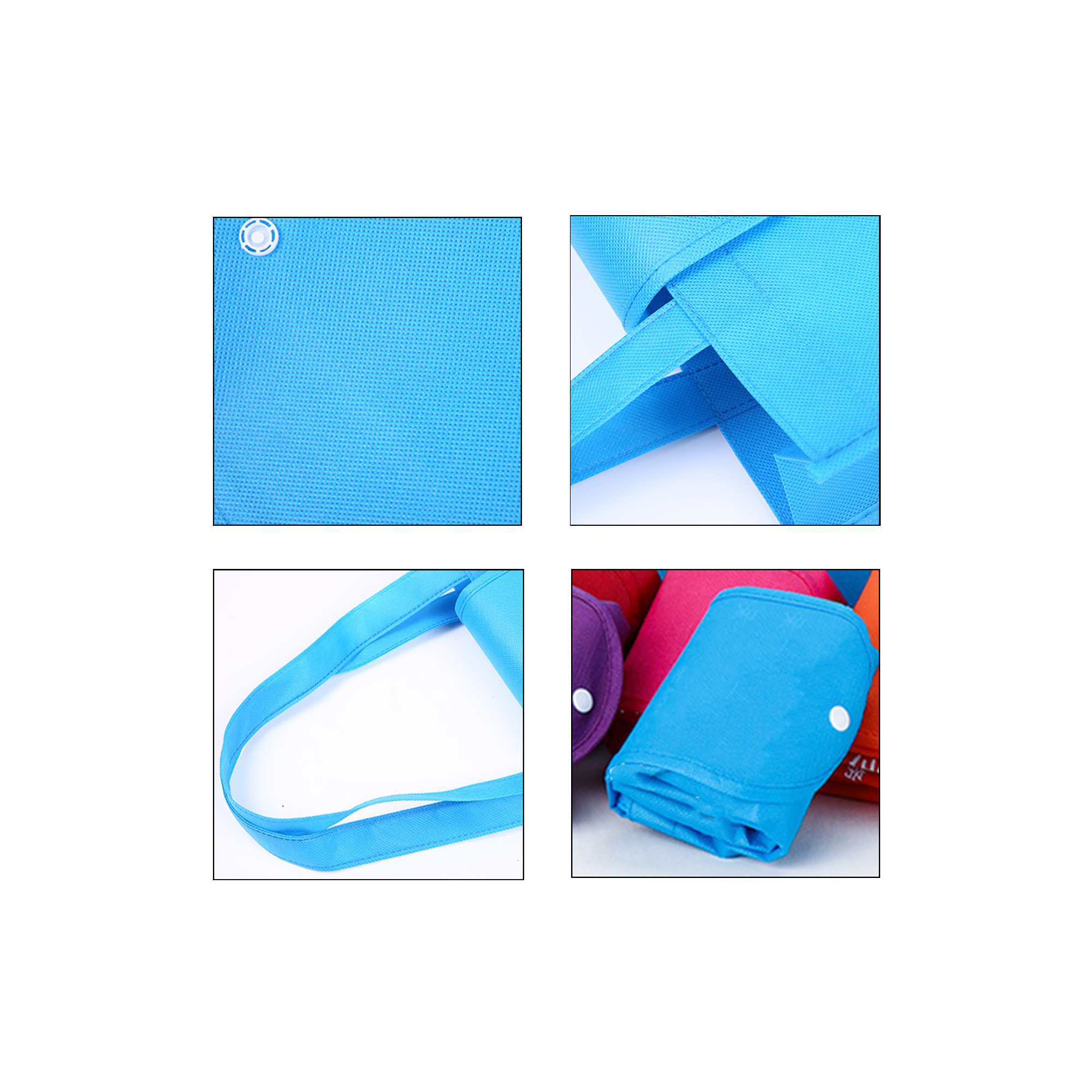 Colorful Foldable Non-Woven Tote Bag 1