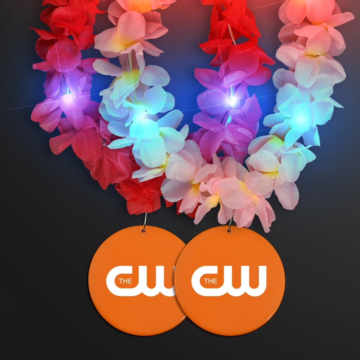 Light Up Hawaiian Leis with Custom Circle Medallion 2