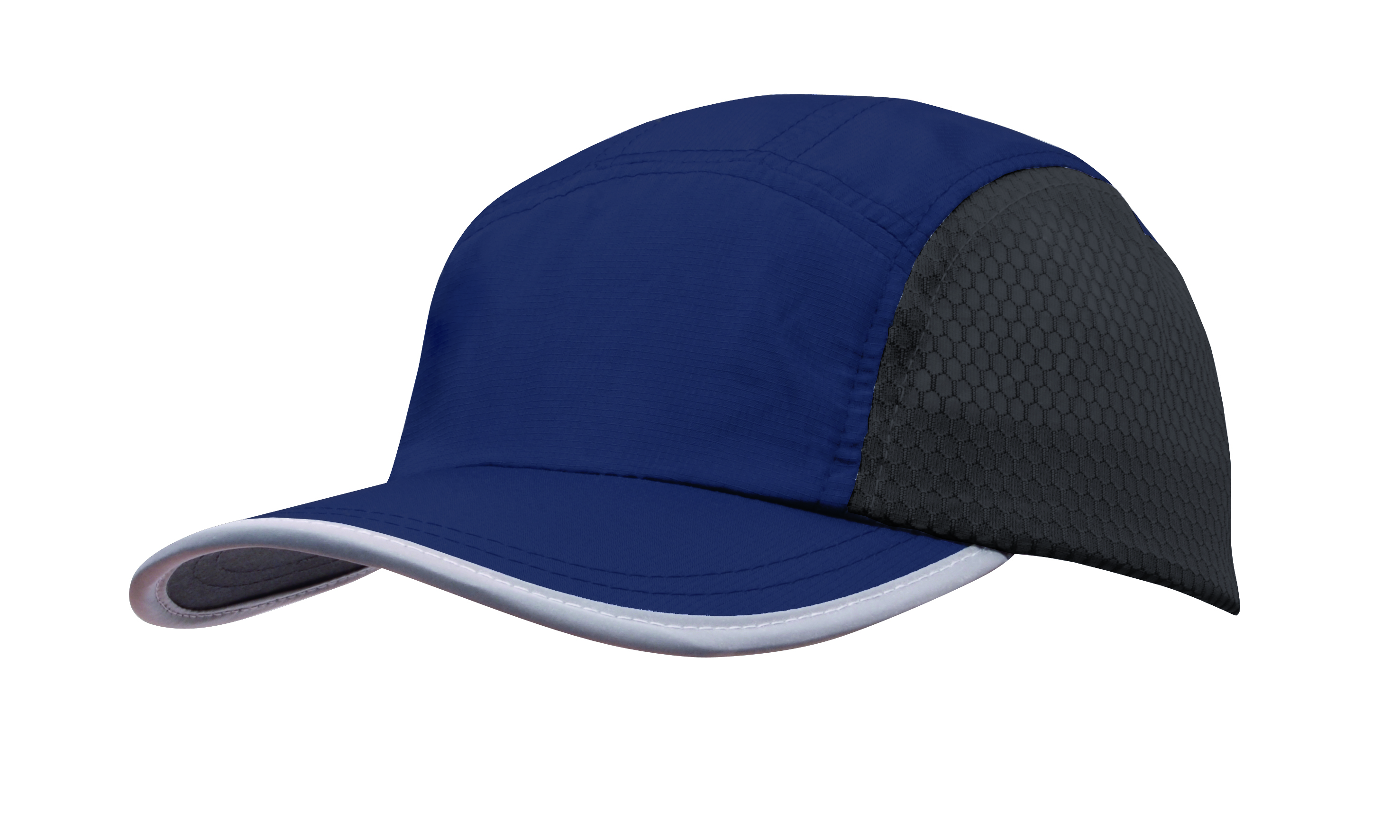 Sports Ripstop with Bee Hive Mesh and Towelling Sweatband 1