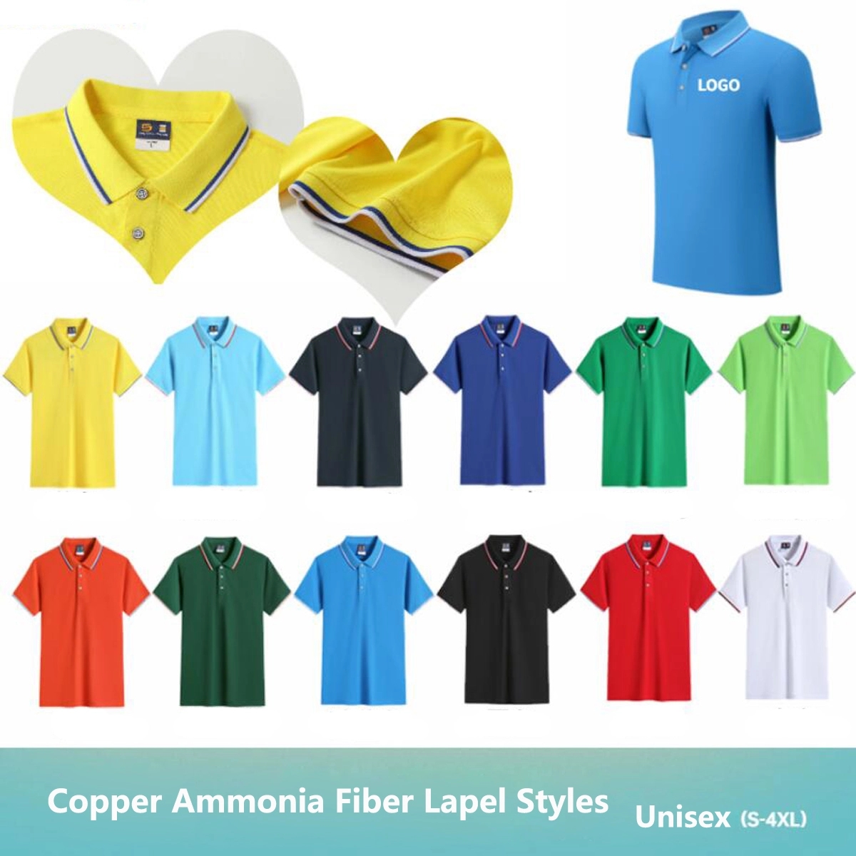 Short Sleeve Golf Tennis Polo Shirts 3