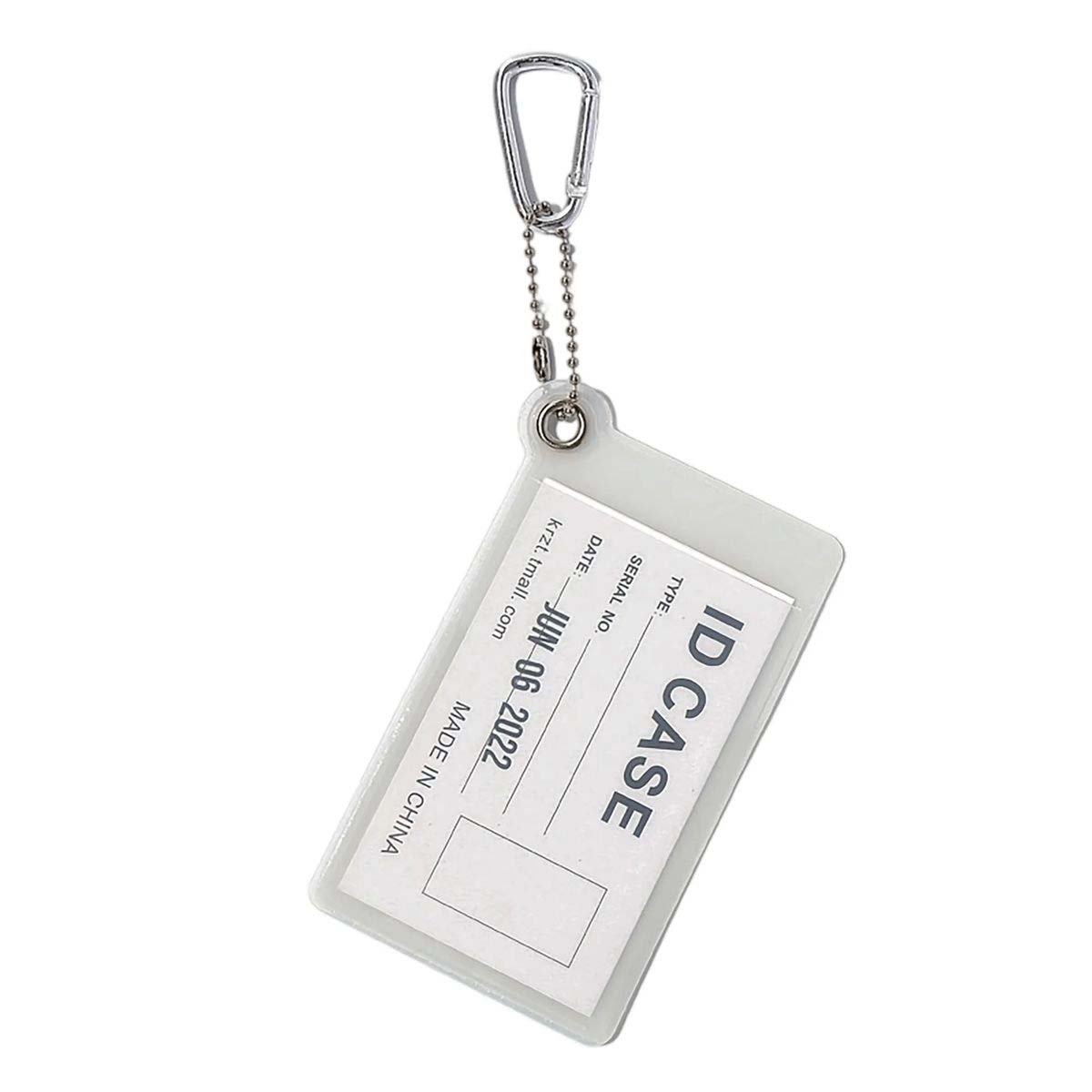 Clear PVC ID Card Holder Lightweight Practical 1