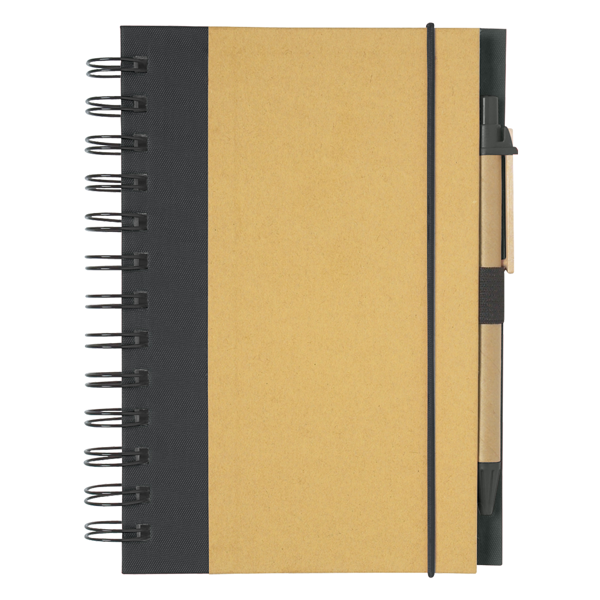 ECO-INSPIRED SPIRAL NOTEBOOK & PEN 16