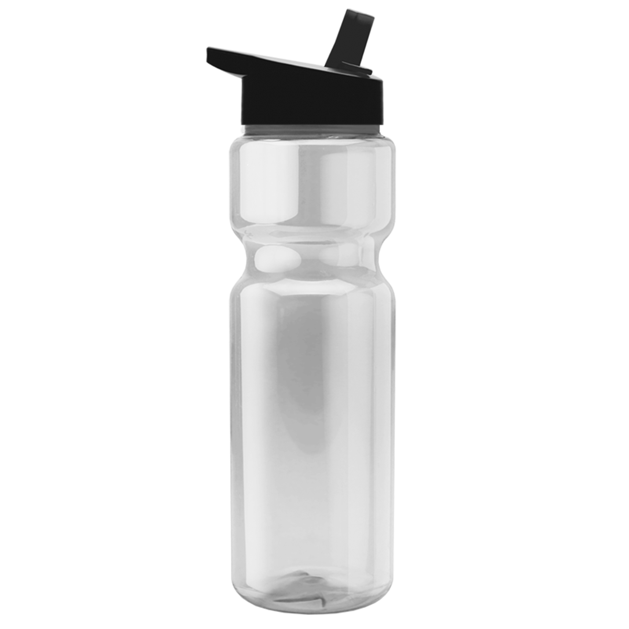 Champion - 28 oz. Transparent Bottle with Flip Straw Lid 1