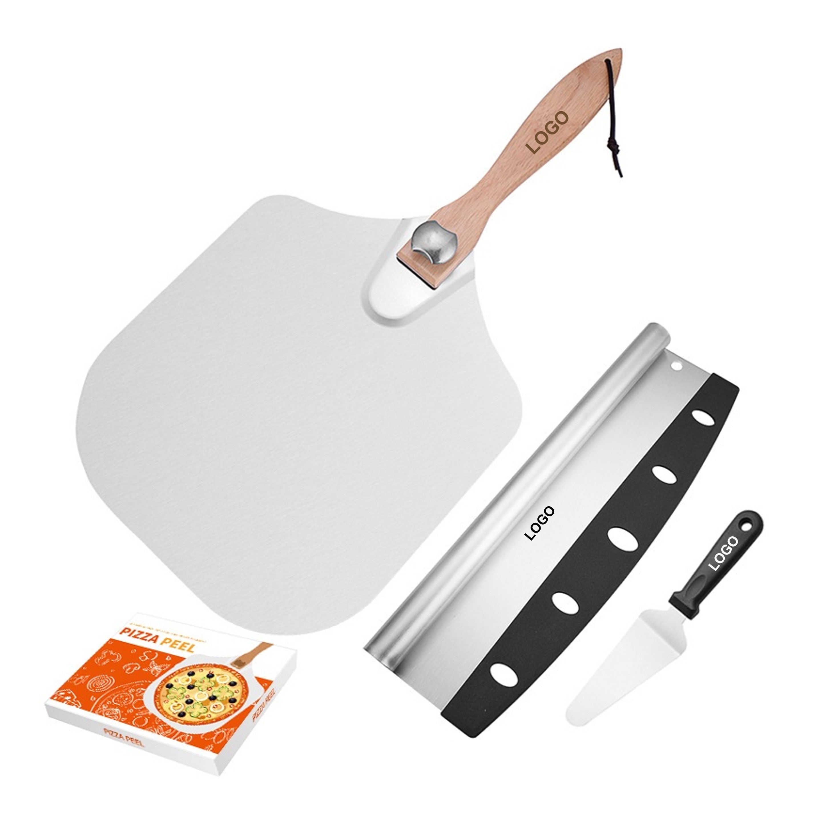 Pizza Peel Cutter and Server Set (direct import) 5