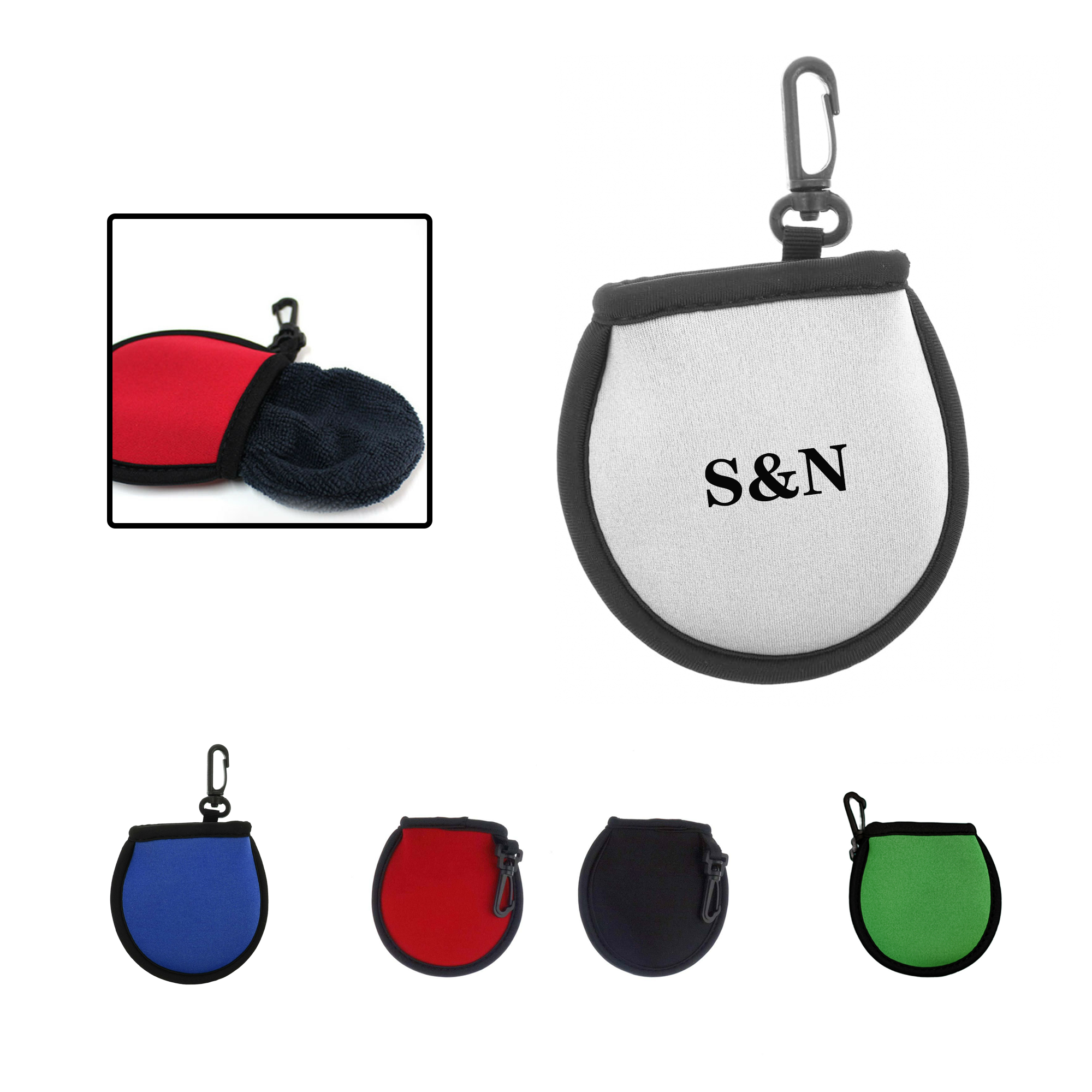 Premium Golf Ball Cleaning Pouch 3