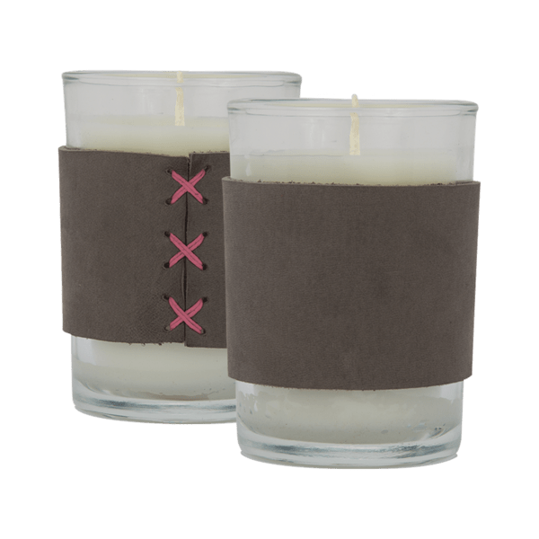 Harper 8 oz. Leather Wrapped Candle 6