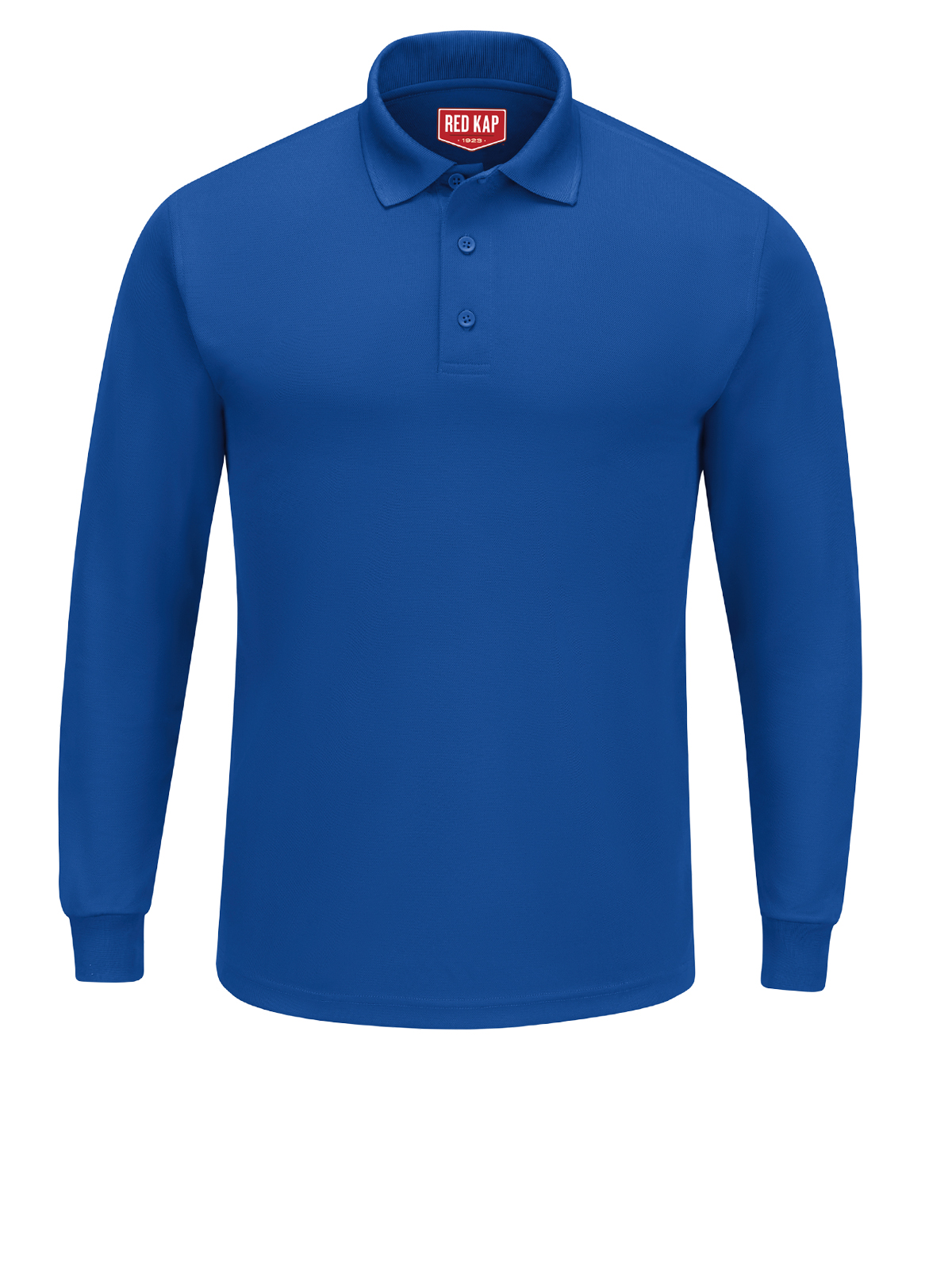 Red Kap Shirts - Men's Long Sleeve Solid Performance Polo 2