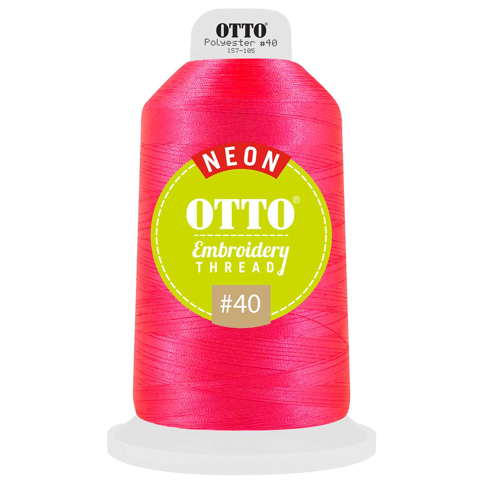 OTTO Embroidery Neon Thread #40 5,500 yd. King Cone 27