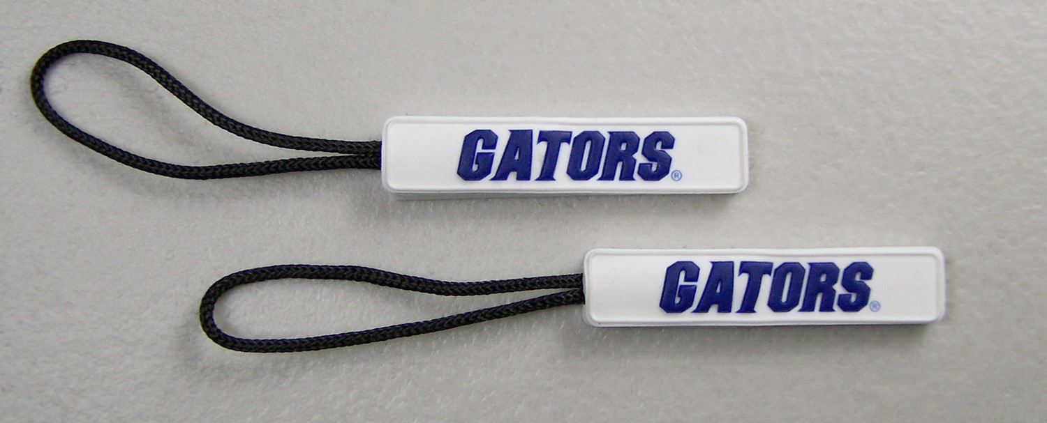 2D Custom Zipper Pull with cord 58