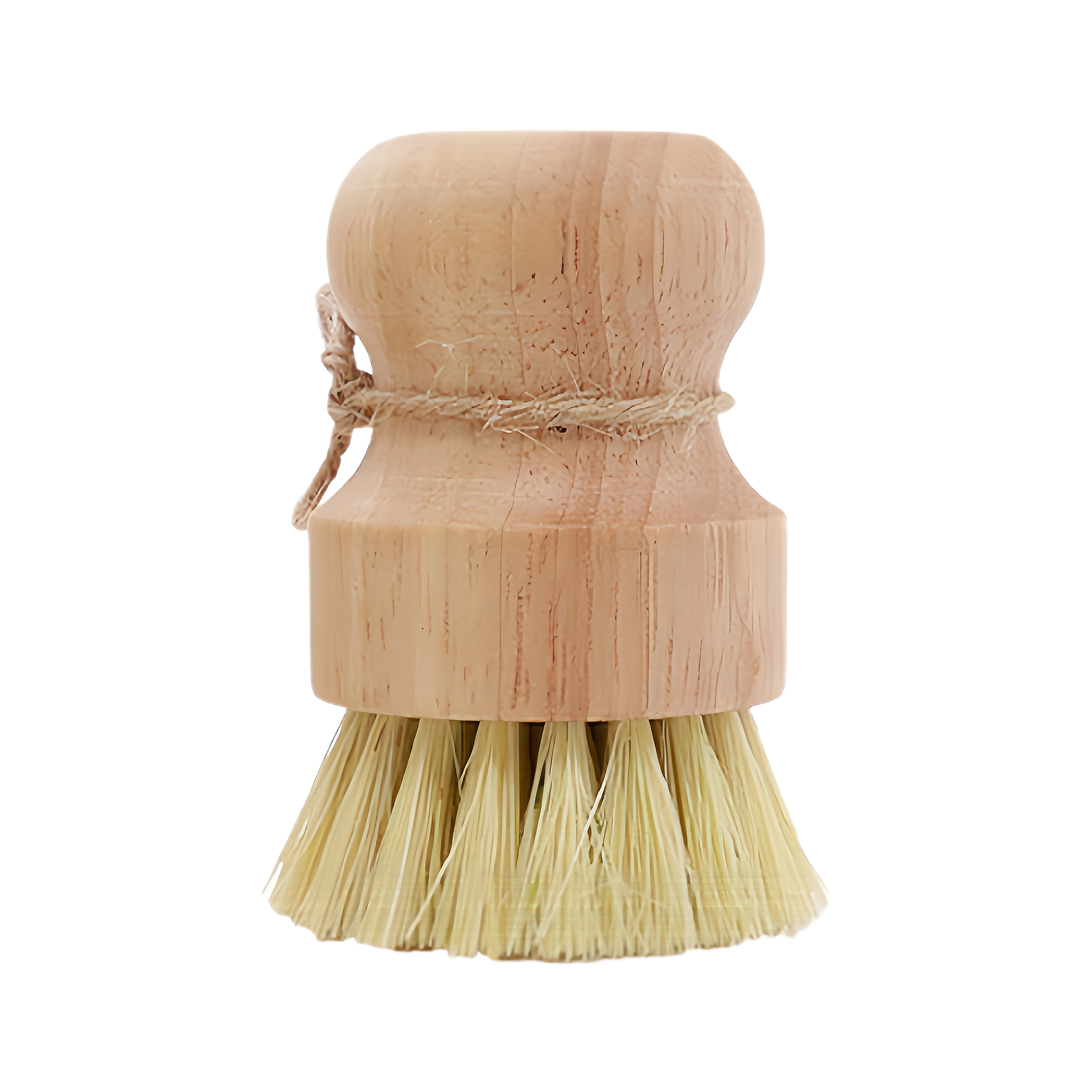 Wooden Pot Scrubber Multi-Purpose Kitchen Brush for Dishes Pans Stove Cleaning with Handle 3