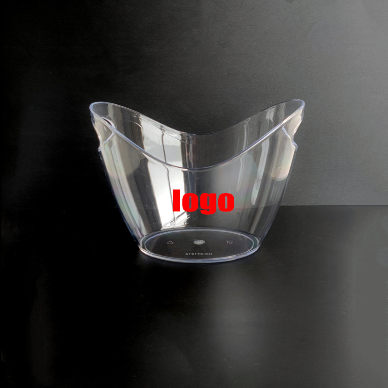 Transparent Plastic Ice Bucket Ice Wine Bucket 1