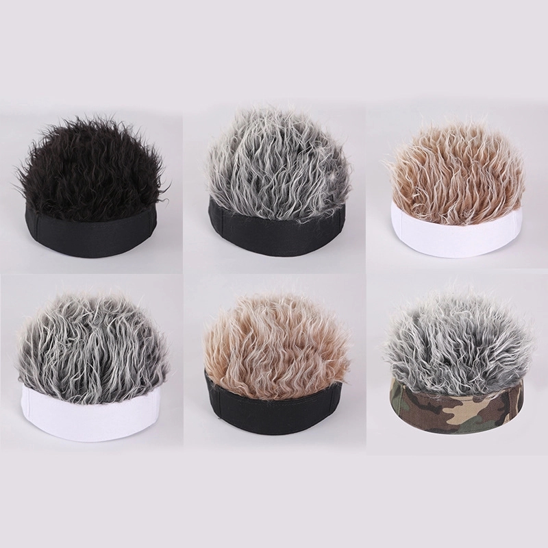 Spiked Fake Hair Hat 3