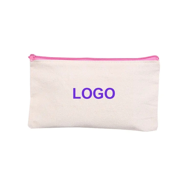Canvas Zippered Pencil Case 3