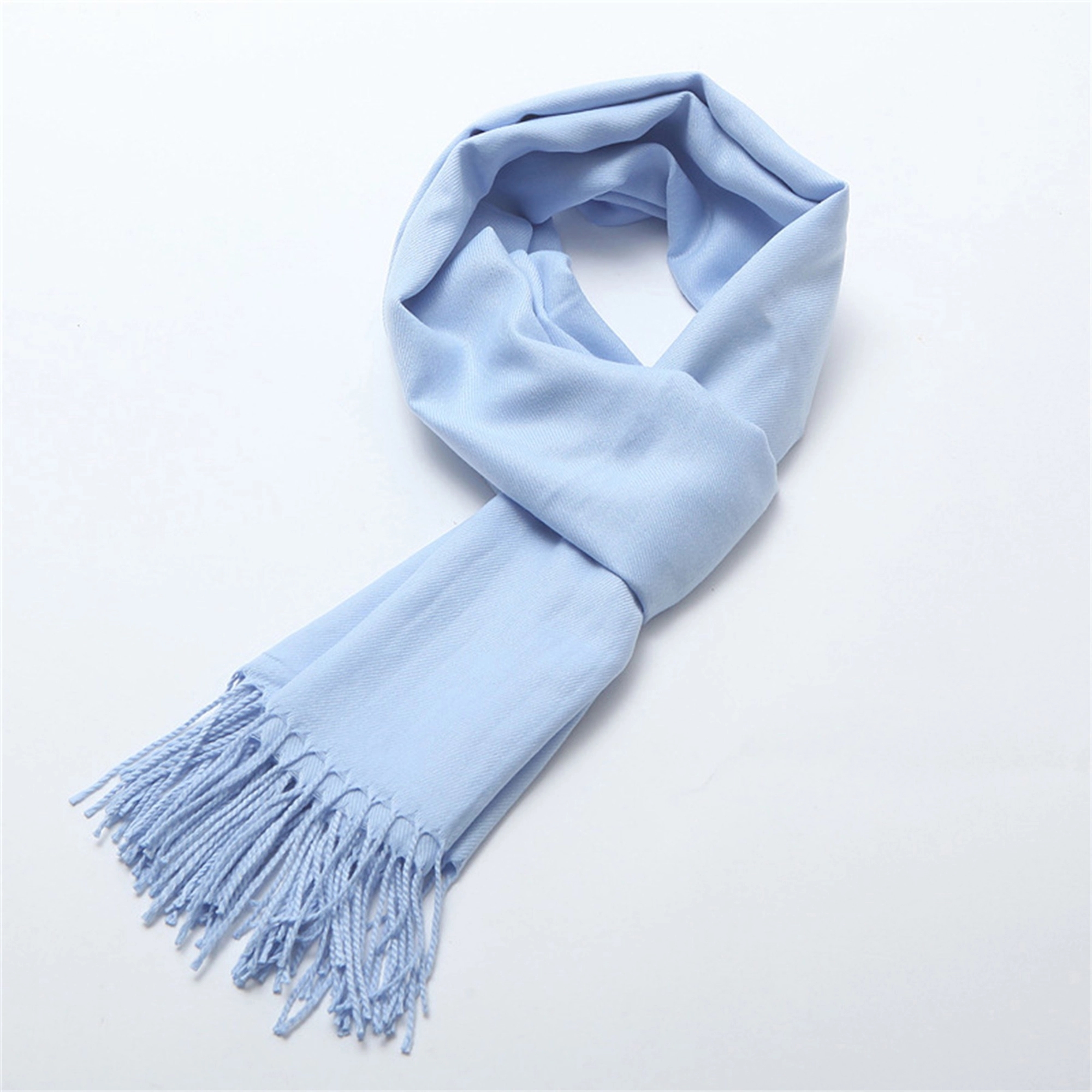 Cashmere Scarf With Fringes 9