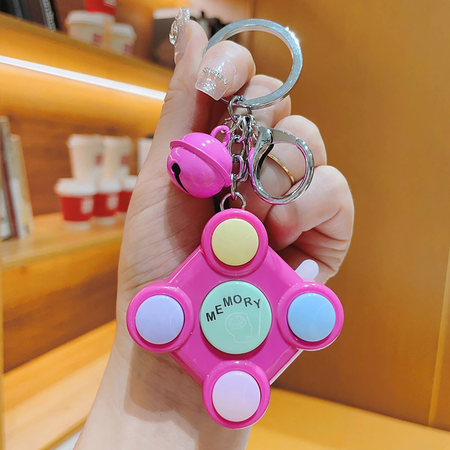 Memory Trainer Cube Key Chain 3