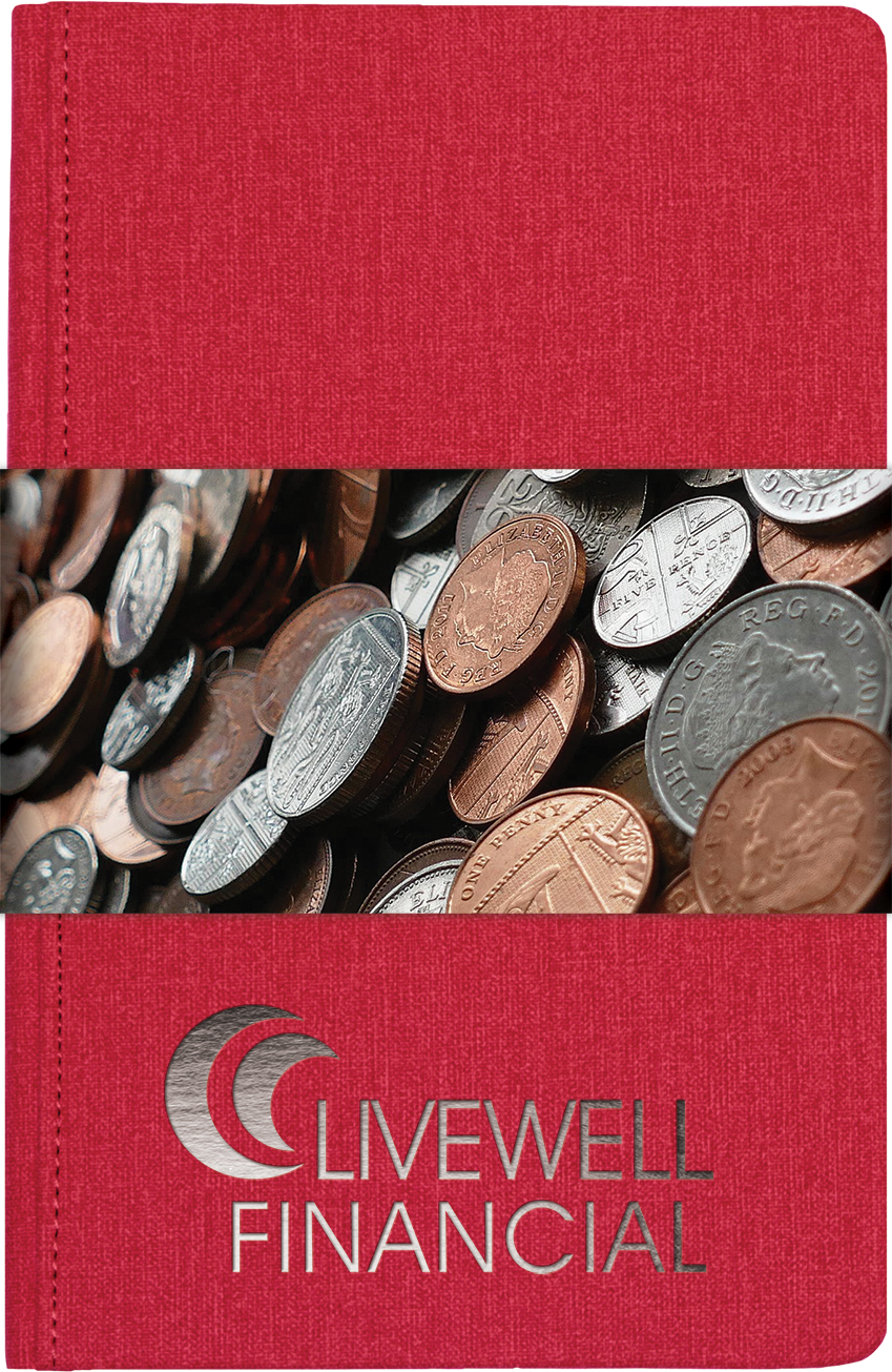 Heathered™ Journal w/ Graphic Wrap