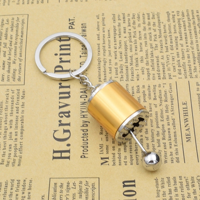 Auto Part Model Gear Box Shifter Keychain 1