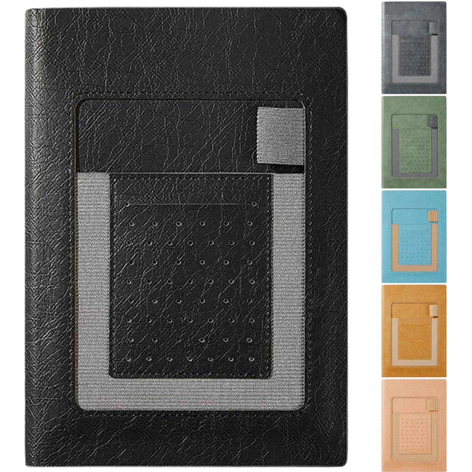 A5 PU Leather Business Notebook w/ Pocket 7