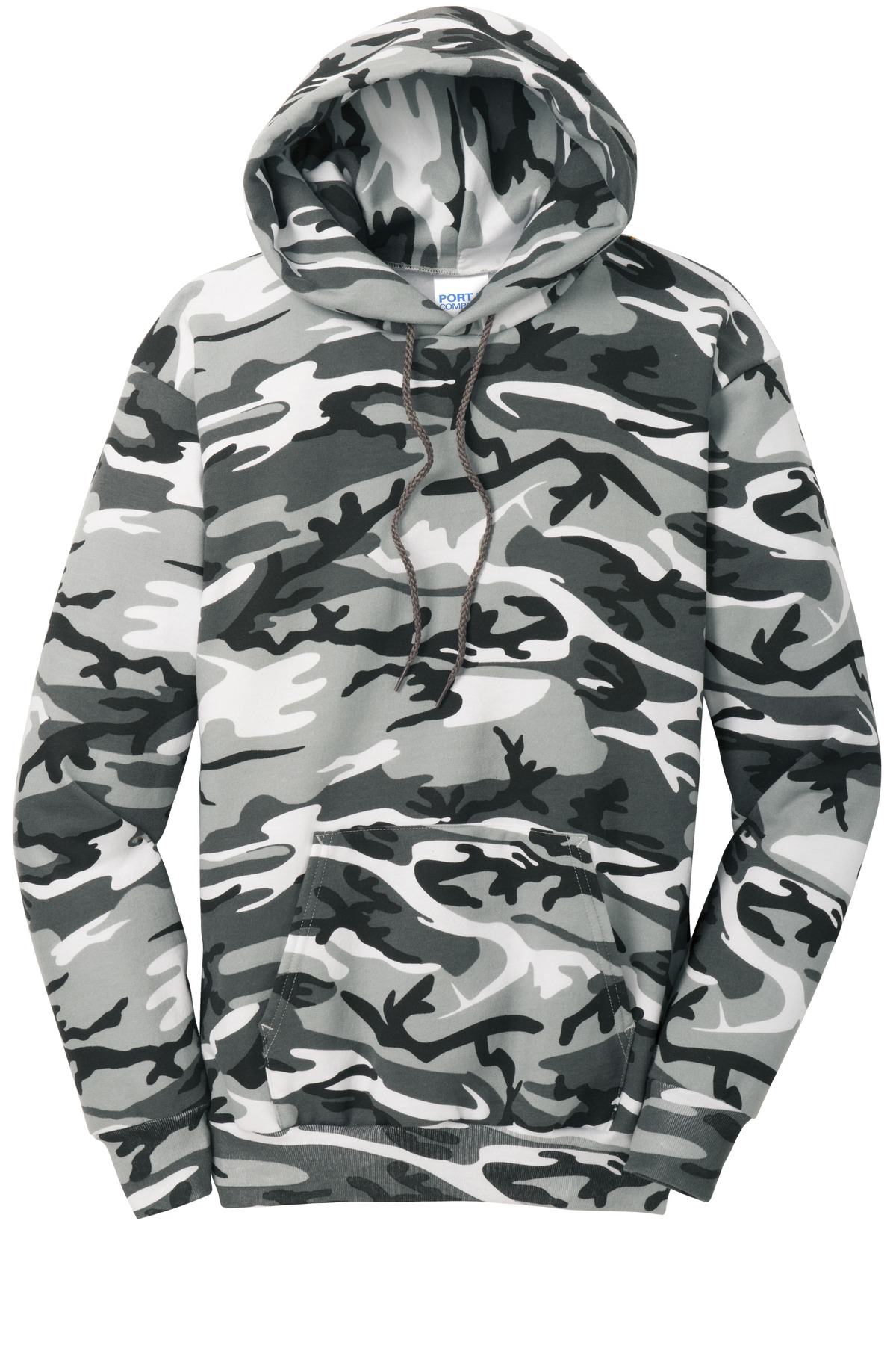 Port & Co Core Fleece Camo Pullover Hooded Sweatshirt. PC78HC 3