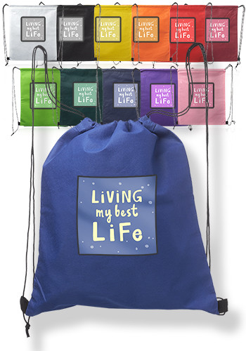 Non-Woven Custom Drawstring Bags